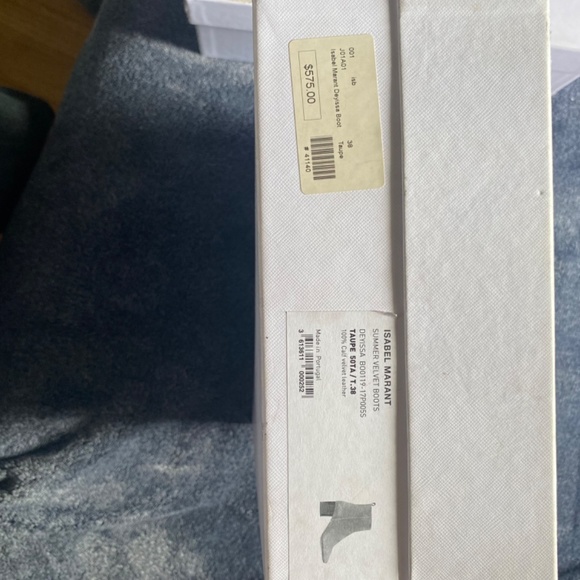 ISABEL MARANT ETOILE summer velvet boot size 7 - Picture 3 of 4